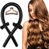 4-teiliges Soft Heatless Curls Set – Lockenwickler ohne Hitze Schwarz
