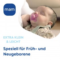 Mam Original Start Silikon Schnuller 2 Stück, 0-2 Monate