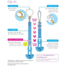 MAM Schnullerband Clip it! Robbe Beige | befox.ch