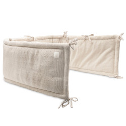 Jollein Nestchen 180x30cm Sprinkle Knit  Sand