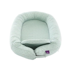 Träumeland Babynest Home Comfort Twister Blau