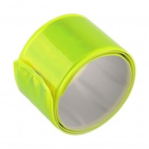 Sicherheitsreflektor Schnapparmband – PVC Reflektor-Band – Neon Gelb