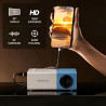 Mini Beamer Projektor 1080P kompatibel mit USB & Lautsprecher