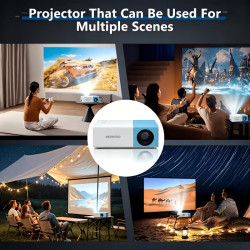 Mini Beamer 1080P Projektor mit USB & Lautsprecher | befox.ch