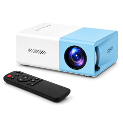 Mini Beamer Projektor 1080P kompatibel mit USB & Lautsprecher
