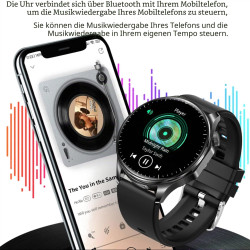 Smartwatch 2-in-1 mit integrierten TWS-Kopfhörern – AMOLED 1,43"
