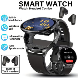 Smartwatch mit TWS Kopfhörern 1,43" AMOLED | befox.ch