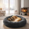 Katzenbett & Hundebett Donut 70 cm Grau | befox.ch