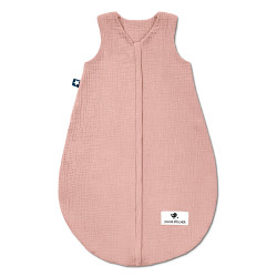Julius Zöllner Musselin Sommerschlafsack – Grösse 70 Dusty Rose