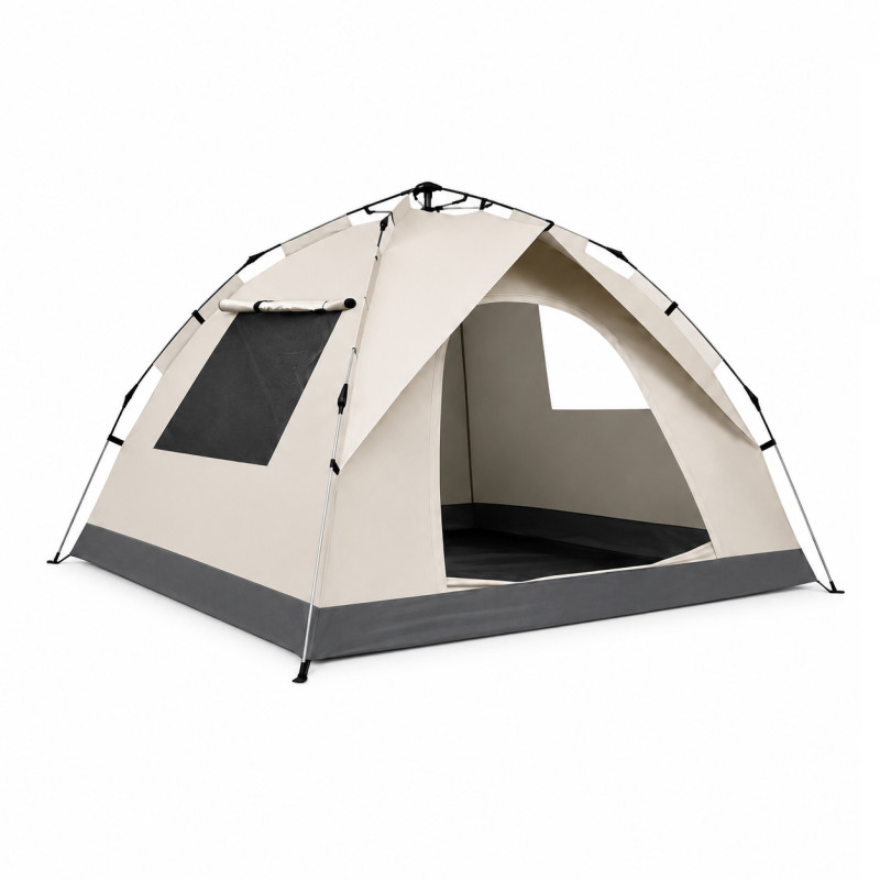 Schnell aufzubauendes Zelt mit Schnellverschluss für 3-4 Personen – 210 × 200 × 135 cm