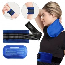 2er Set wiederverwendbare Warm-/Kalt-Gelpads mit Fixierband