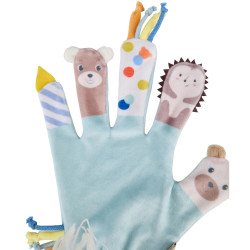 Sterntaler Spielhandschuh mit vielen Details - Familie Bär