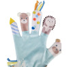 Sterntaler Spielhandschuh mit vielen Details - Familie Bär