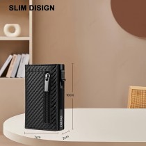 Smart Wallet RFID Kartenhalter Carbon-Look | befox.ch