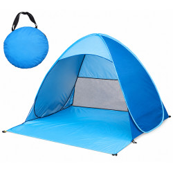 Pop-up Strandzelt für 2 Personen 165 × 150 × 110 cm – Blau
