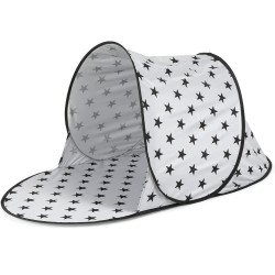 Pop-up Strandzelt 142 × 72 × 69 cm – Sterne Grau
