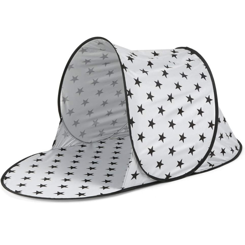 Pop-up Strandzelt 142 × 72 × 69 cm – Sterne Grau
