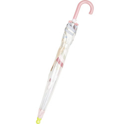 Sterntaler Kinder Regenschirm Hanni transparent – Hase & Regenbogen