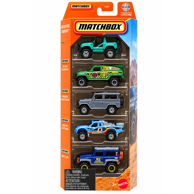 Matchbox 5er Geschenkset – Adventure Seekers