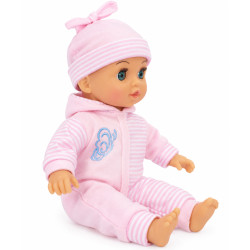 Amia Weichbaby Babypuppe 25 cm – Mädchen in Rosa