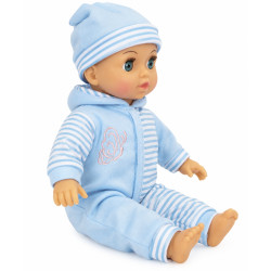 Amia Weichbaby Babypuppe 25 cm – Junge in Blau