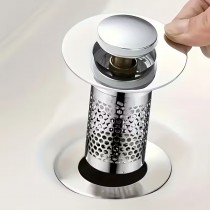 Pop-up Abflusssieb mit Haarfänger Waschbecken | befox.ch
