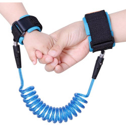 Kinder-Handgelenk-Verbindungsleine bis 1,5 m – Blau