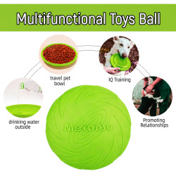 Hunde-Frisbee 22 cm Grün aus Silikon | befox.ch
