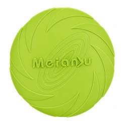 Hunde-Frisbee 22 cm Grün aus Silikon | befox.ch