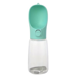 Hundetrinkflasche 550 ml – Wasserflasche für Hunde Türkis