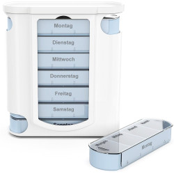 Everysentials Tablettenbox 7 Tage 4 Fächer | befox.ch