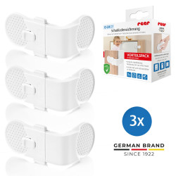 Reer Schrank- & Schubladensicherung 3er-Set Weiss