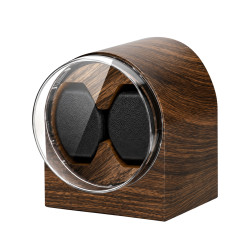 Uhrenbeweger für 2 Automatikuhren – Holzoptik Braun
