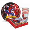 36-teiliges Marvel Spider-Man Party-Set – Teller, Becher & Servietten
