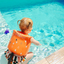 BBLÜV Näj mitwachsende Schwimmweste 18–36 Monate - Orange