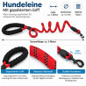 Hundeleine 3 m mit gepolstertem Griff Rot | befox.ch