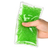 Kalt-Gelpad mit Gelperlen 15 × 8 cm – Grün