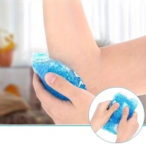 Kalt-Gelpad mit Gelperlen 15 × 8 cm Blau | befox.ch