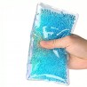 Kalt-Gelpad mit Gelperlen 15 × 8 cm – Blau