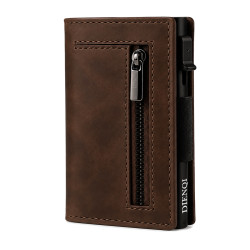 Smart Wallet Kreditkartenhalter Dunkelbraun