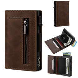Smart Wallet Kartenetui Dunkelbraun | befox.ch