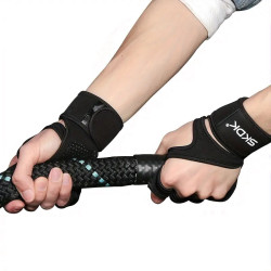 Fitness-Handschuhe mit Handgelenkband & Silikongriff – Grösse XL