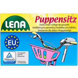 LENA Puppen-Fahrradsitz für Lenker Pink/Grün | befox.ch