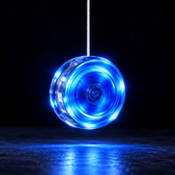 Basic LED YoYo Blau Ø 5,5 cm mit Lichteffekt | befox.ch
