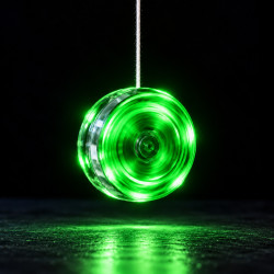 Basic LED YoYo Grün Ø 5,5 cm mit Lichteffekt | befox.ch
