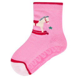 Sterntaler Socken Fliesen Flitzer AIR, Grösse 17-18, 6-9 Monate Schaukelpferd