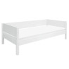 Flexa Einzelbett mit Absturzsicherung, 90x200 cm, Weiss