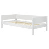 Flexa Einzelbett mit Absturzsicherung, 90x200 cm, Weiss