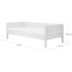 Flexa WHITE Daybed 90 × 200 cm Weiss | befox.ch