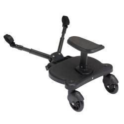 Fillikid Mitfahrbrett Basic mit Sitz Schwarz | befox.ch